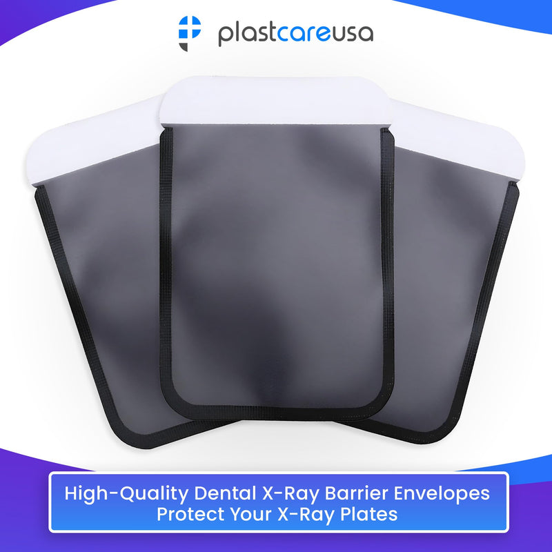 [Australia - AusPower] - 1000 Dental X-Ray Barrier Envelopes (Size 2) - Disposable Protective Sleeves for Digital Phosphor Plate Imaging Sensor - Dental Phosphor Plate Envelope (10 Boxes) by PlastCare USA #2 