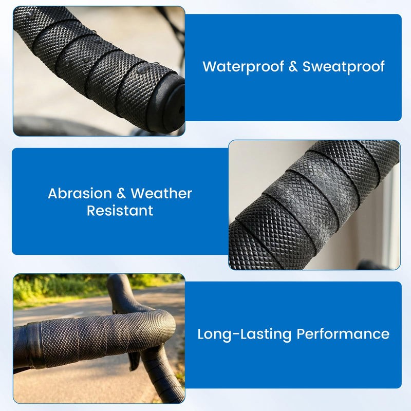 Rubber Grip Tape - 1 Inch x 16.4 Feet, Strong Adhesive Grip Tapes for Handles, Non Slip Tape for Drawers, Tools, Cabinet, Shelf & Stairs - Black Rubber Padding Sheet, Protect Surfaces, Prevent Sliding