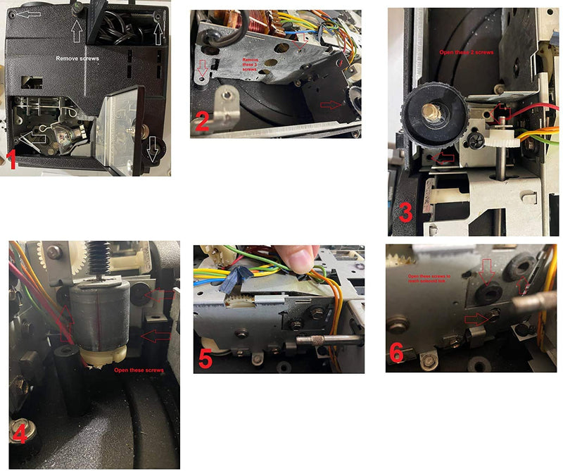 [Australia - AusPower] - Repair Kit for Kodak Carousel Slide Projector with Focus Motor - Does Not Advancing 