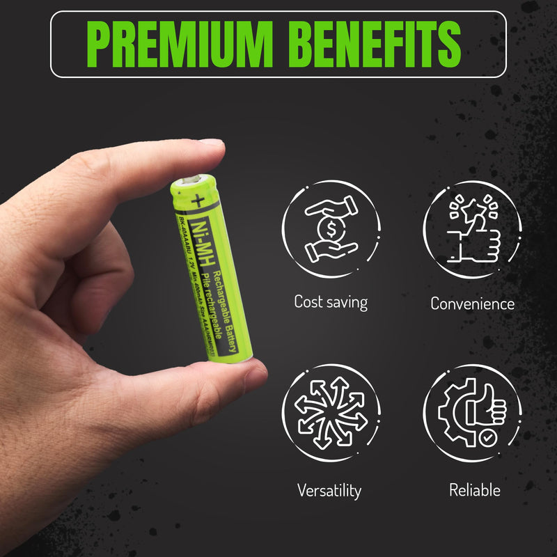 [Australia - AusPower] - 2 RocketBus BK-40AAABU Replacement 1.2V 400mAh Battery Packs for Panasonic Cordless Phone Handset 