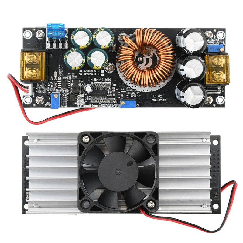 Aideepen Step Up Converter, 1200W 20A DC-DC Boost Converter, Constant Voltage and Constant Current Adjustable 14-85V to 14-120V 1200 W 20 A (upgrade)