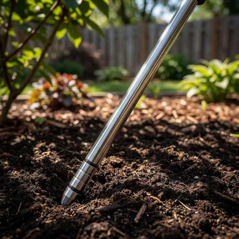 [Australia - AusPower] - Soil Moisture Meter, Quickly detect Soil Acidity and Alkalinity Without the Need for Batteries, Portable Soil ph Meter, Le for Gardens, Lawns, Larms, and Indoor Potted Plants,295 mm Long 
