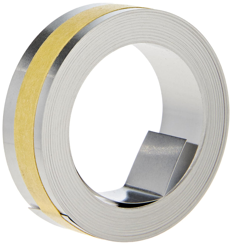 DYMO Non-Adhesive Stainless Steel Embossing Tape, 1/2-inch x 21-foot