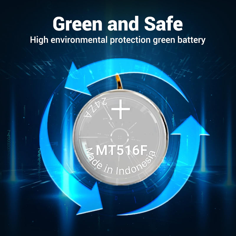 [Australia - AusPower] - 295-7600 Battery, Compatible with Citizen Eco-Drive 295-76/295-7600 A930 A980 B020 B023 A930 A980 MT516 MT516F Sealed Capacitor Rechargeable Battery 