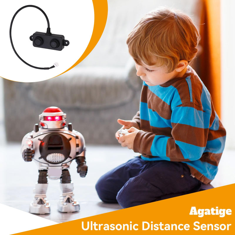 [Australia - AusPower] - Ultrasonic Distance Sensor, UART Controlled 3‑450cm Ranging DC 3.3V‑5V Waterproof Ultrasonic Range Detector Ultrasonic Distance Detector for Robot 