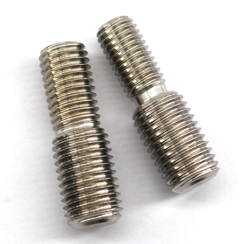 [Australia - AusPower] - (20 Pieces) M8x10 to M10x10 Double End Threaded Stud Screw Bolt Stainless Steel 304 Converter Reducing Bolt Adapter Conversion Screw 