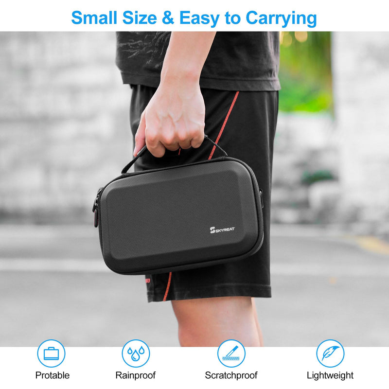 [Australia - AusPower] - Skyreat Osmo Pocket 3 Case, Portable PU Storage Protective Bag for DJI Osmo Pocket 3 Creator Combo Accessories 