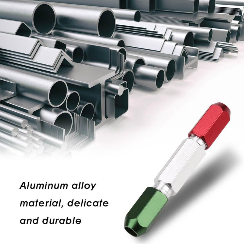[Australia - AusPower] - Fafeicy 2PCS Aluminum Alloy Double End Pin Gage Handle Go No Go Plug Gage Handle 0.3‑16mm 