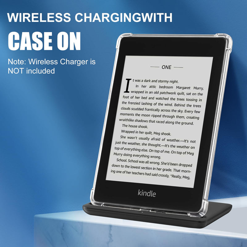 [Australia - AusPower] - CoBak Clear Case for Kindle Paperwhite 10th Generation 6'' and Signature Edition 2018 Released,Shockproof Ligthwheight Slim Soft TPU Back Cover-Clear ***Clear-1 