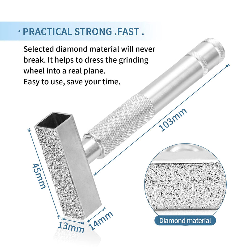 [Australia - AusPower] - DMD Diamond Grinding Wheel Dresser Stone for Truing Grinding & Deburring Wheels(2 Pieces) 丨 Durable Quality with Smart Details Design 丨Great Value Set 
