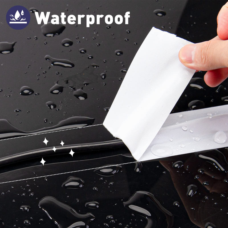 [Australia - AusPower] - Duct Tape White Heavy Duty - 1.88 in 35 Yds Waterproof No Residue Strong Adhesive Duct Tape Tearable for Indoor Outdoor Use,Multi Purpose Home Repair 