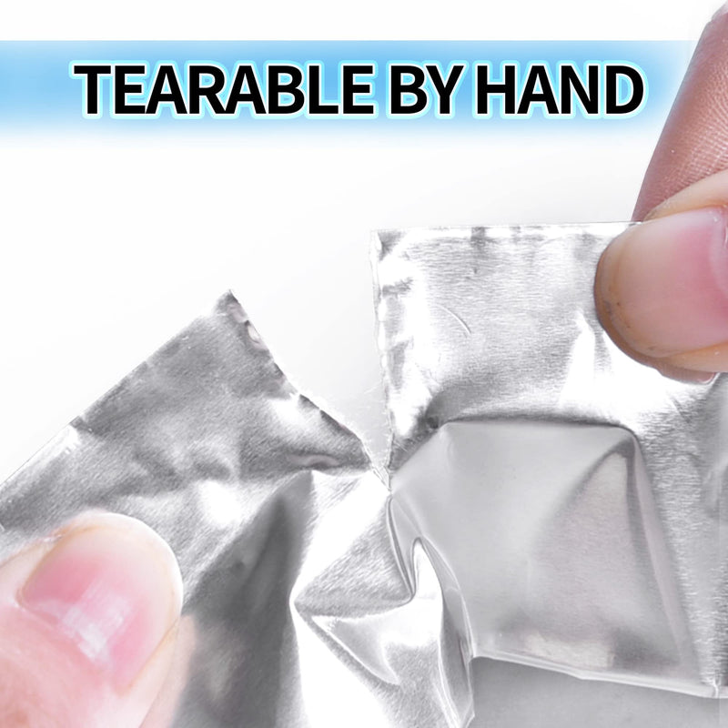 TAPEBEAR Aluminum Foil Tape, Aluminum Air Duct Tape, Withstand 80°C to 100°C, Heat Resistant Tape Insulation Tape for HVAC, Sealing & Patching, Metal Repair, 3inch x 50yard 1