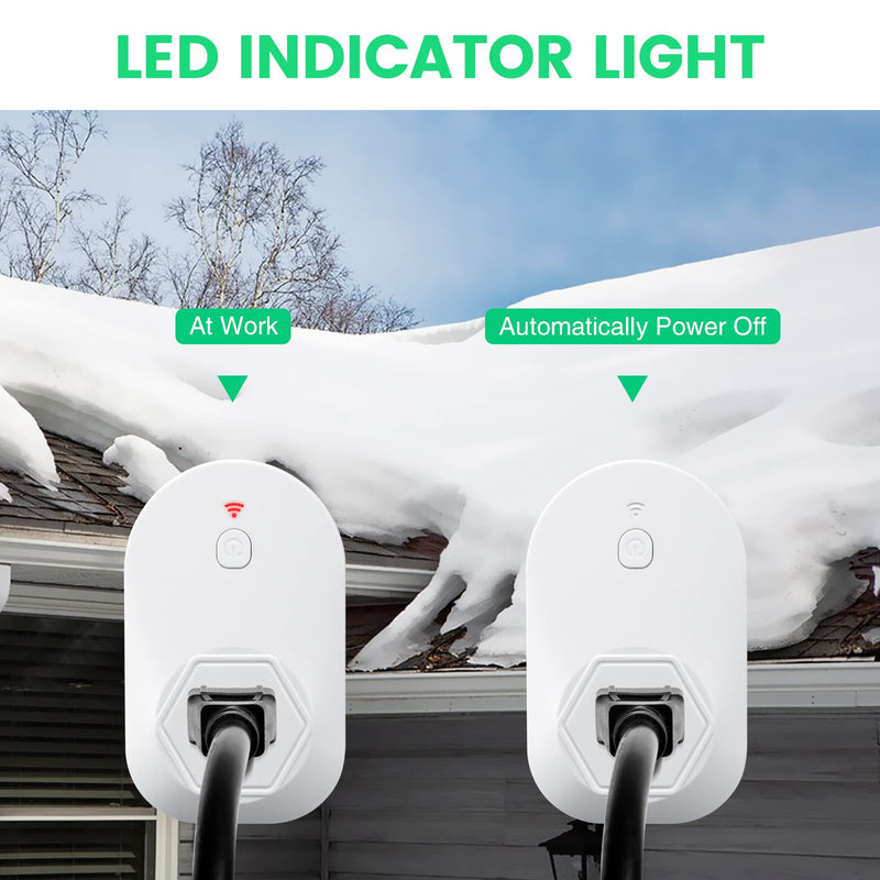 [Australia - AusPower] - Thermostatically Controlled Outlet, Plug-in Freeze Protection Thermostat for Automotive Applications, Automatically Turn On at 20°F and Off at 30°F On at 20°F / Off at 30°F 