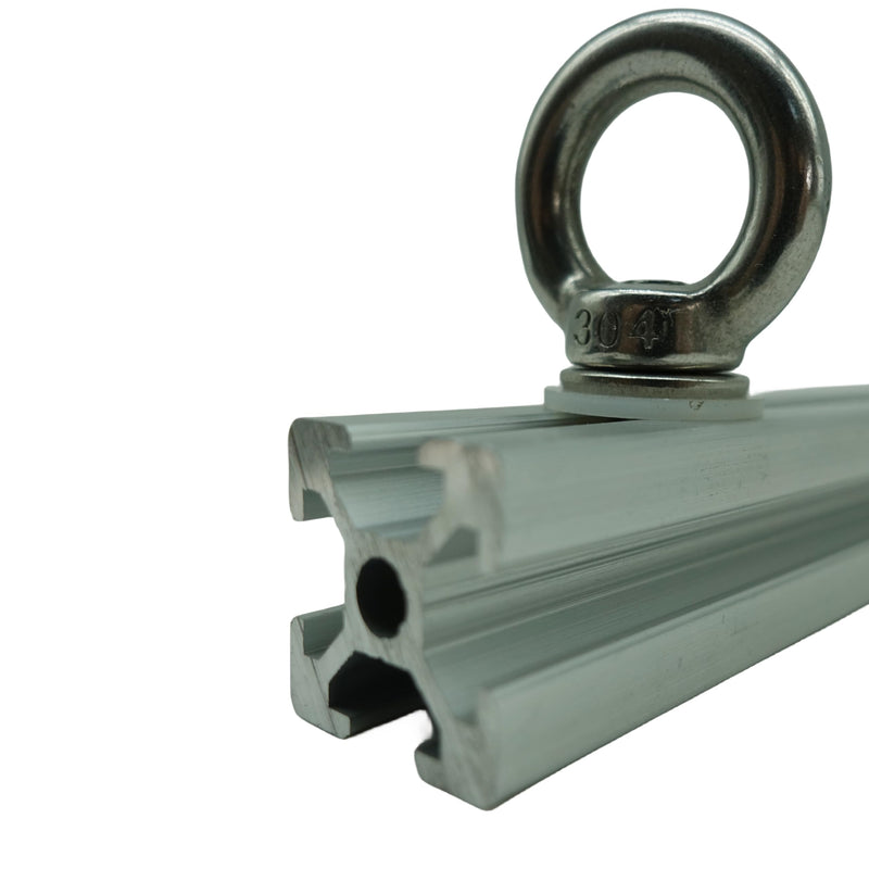 [Australia - AusPower] - 20x20 Aluminum Profile with 4x6mm T-Slots, 500mm Length, Pack of 1 20X20-500mm 