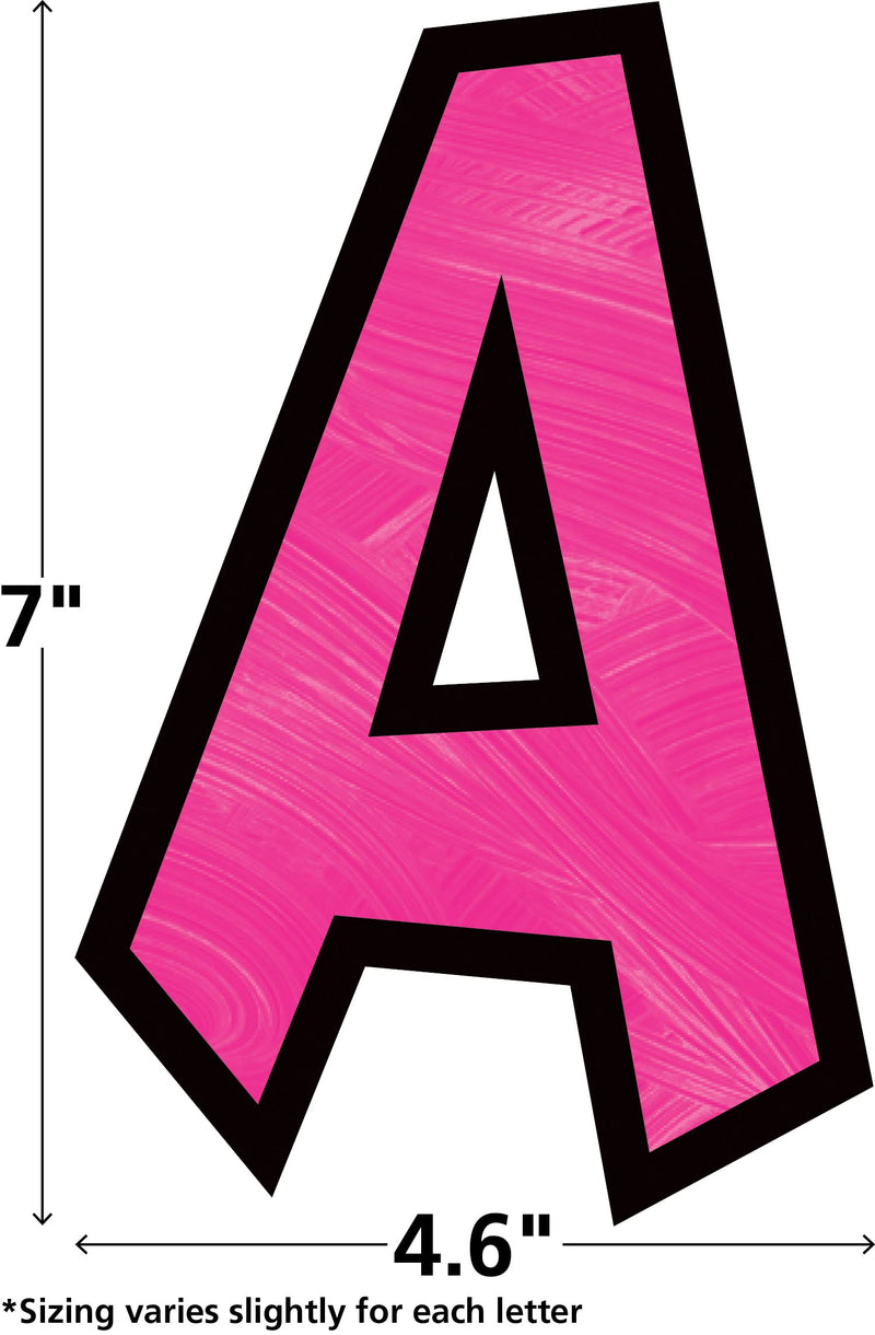 [Australia - AusPower] - Teacher Created Resources Brights 4Ever 7" Fun Font Letters, Multi-colored 