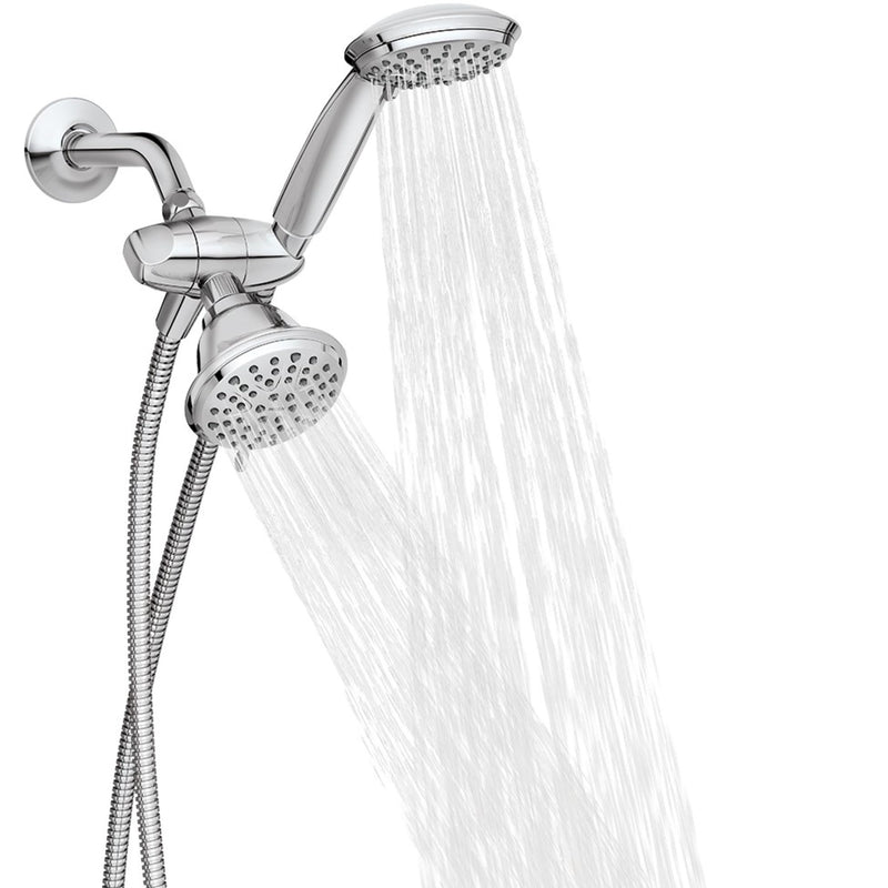 Moen Attune Dual Shower Head with Handheld Sprayer Combo, 6 Handheld Spray Settings & 8 Function Shower Head, Chrome Finish, 218C0