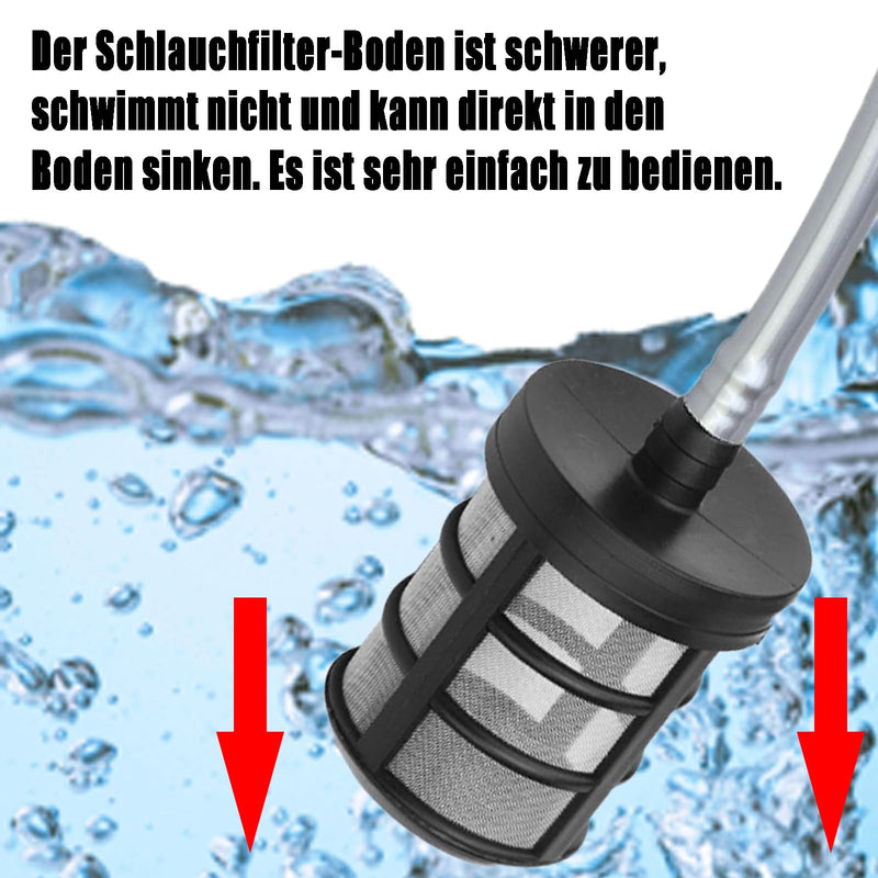 4 x pipe filters, 1/2 inch suction hose filter with double layer encryption screen, garden hose filter