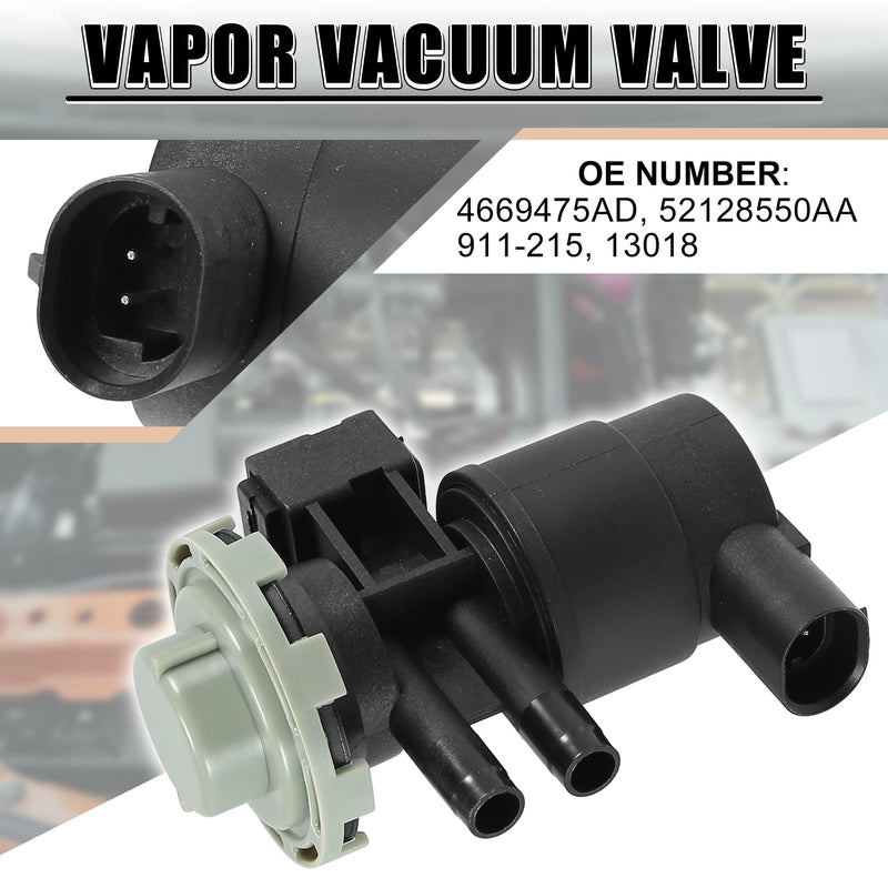 [Australia - AusPower] - X AUTOHAUX Vapor Canister Vacuum Solenoid Purge Intake Manifold Valve for Jeep Grand Cherokee 2002 2003 2004 for Jeep Liberty 2002 2003 52128550AA 