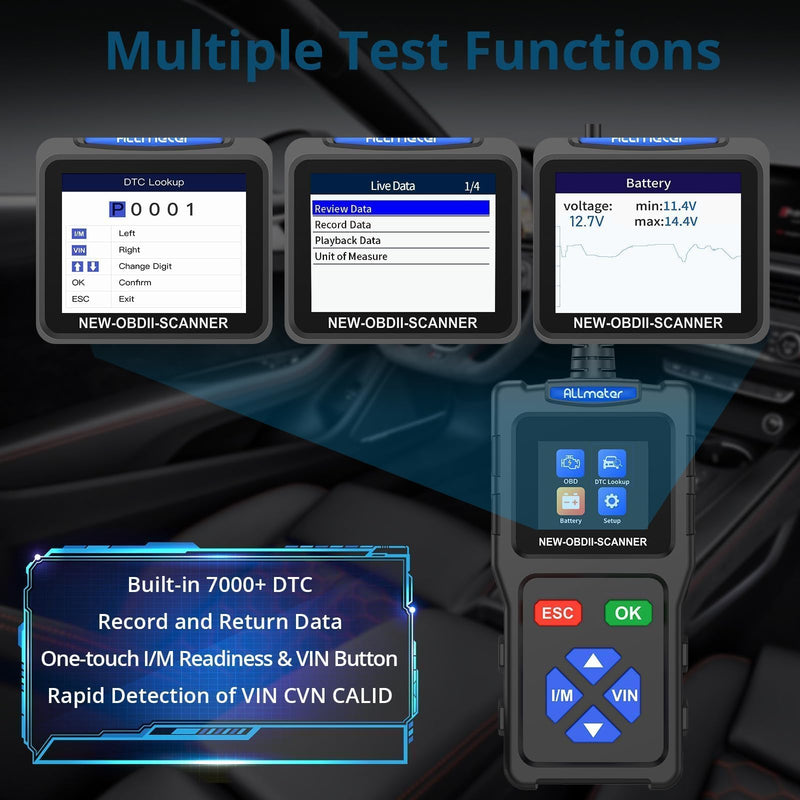 [Australia - AusPower] - Multi-Function Digital Multimeter & OBD2 Car Diagnostic Scanner 