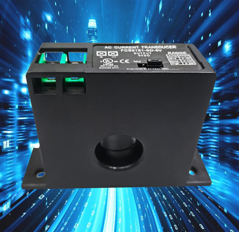 [Australia - AusPower] - Current Transmitter, FCS2151-SD-5V Current Transducer Transmitter Transformer Sensor AC Current Converter 0-200A 