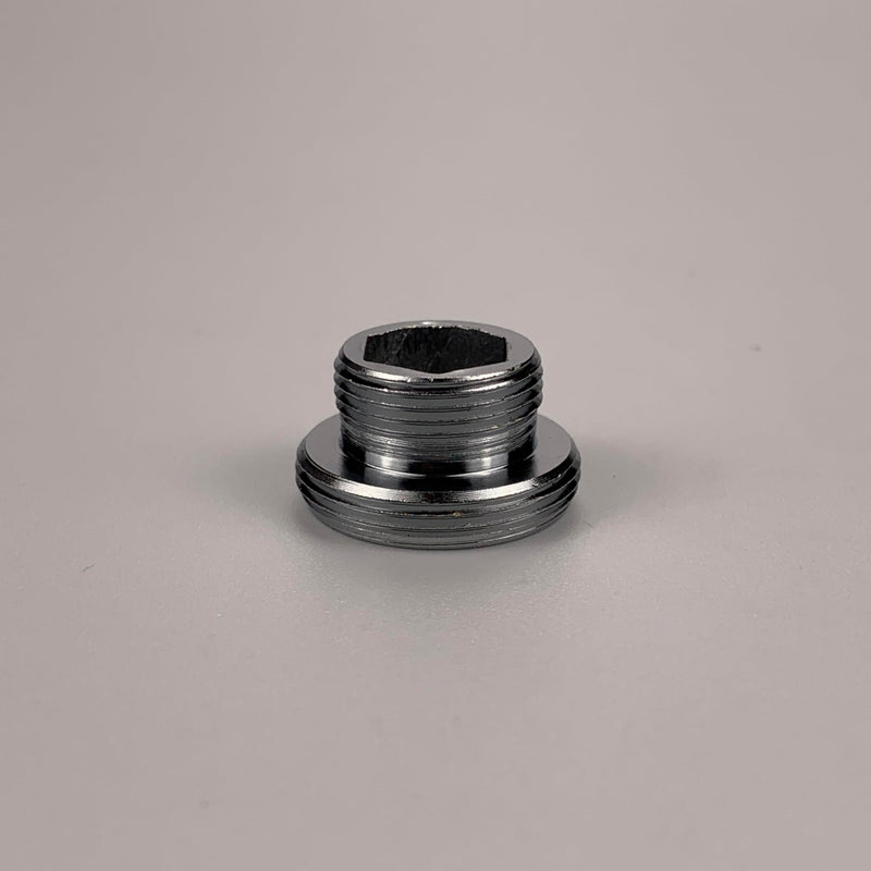 [Australia - AusPower] - Yvyan Tap Adapter M18 to M22-2 Pieces, Thread Adapter for Male Thread M18 and M22, Suitable for Kitchen Taps, Water Savers, Water Cleaners, Hose Connections (Silver, M18-M22) Silvery 