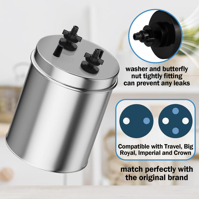 [Australia - AusPower] - Replacement Kit for Berkey® Water Filter System Elements - 4 wing nut, 4 Washers & 4 water filter hole plugs Compatible with Berkey® Gravity Water Filter System and Black Activated Carbon Filters 
