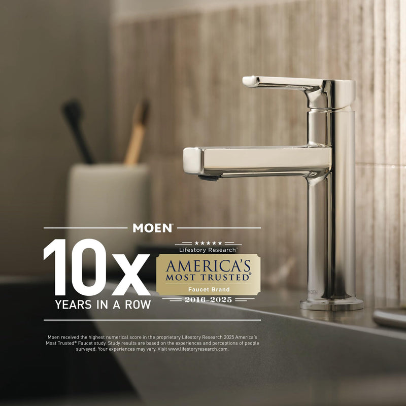Moen DN0786BN Iso Bathroom Hand Towel Ring, Brushed Nickel 1 Count (Pack of 1)