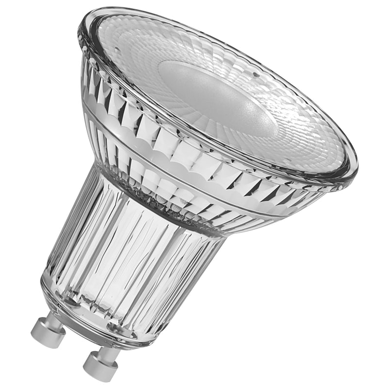 Osram LED Star Value PAR16 Value Pack with 6 Bulbs, Replaces Conventional 50 W Reflector Bulbs, Warm White (2700 K), 4.3 W, GU10 Socket, Filament Glass, Not Dimmable 10 pcs (pack of 1) 36° beam angle Pack of 6