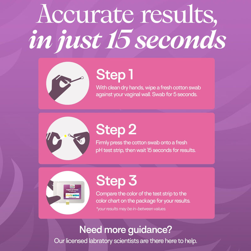 [Australia - AusPower] - Vaginal pH Test Strips Kit for Women(10 Count) Individually Wrapped for pH Balance, Bacterial Vaginosis(BV), Yeast Infections, and Menopause 10 