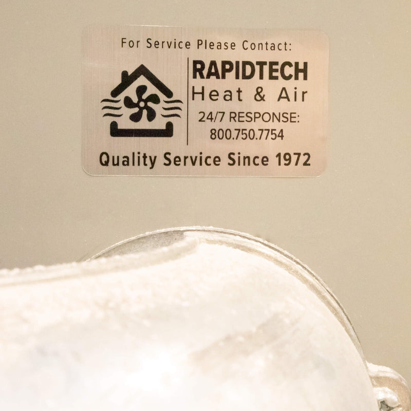 LabelValue Brand - 2.5” x 1.5” Weatherproof Custom Print Service Labels - 250 Labels/Roll | Customize with Business Logo and Service Information - Perfect for Outdoors & Harsh Environments