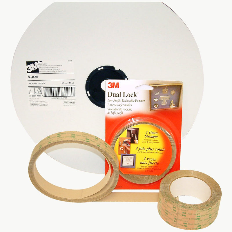 [Australia - AusPower] - 3M Dual Lock Low Profile Reclosable Fastener [clear] (SJ4570): 5/8 in. x 10 ft. (Clear) 
