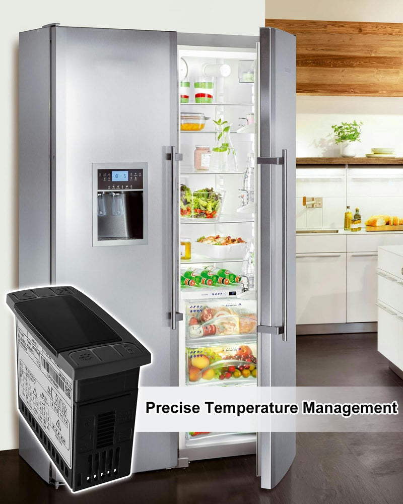 [Australia - AusPower] - XR06CX-4N1F1 Temperature Controller for 120V 50-60HZ Commercial Refrigerators Freezer Includes Temperature Sensor Probes and Clasp 