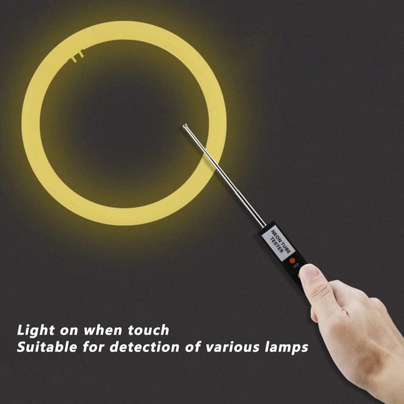 [Australia - AusPower] - Zerodis Neon Tester, Portable Neon Tube Lamp Fluorescent LED Tester Handheld Universal Lamp Detector Electrician Tool for Lamp Light Tube 