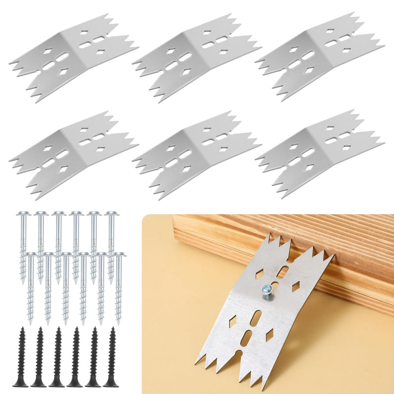 6PCS Stainless Steel Workholding Dogs, Workshop Clamps with T-Bolt/Nail/Screw Options for Router Sled, CNC Hold Down & Panel Flattening