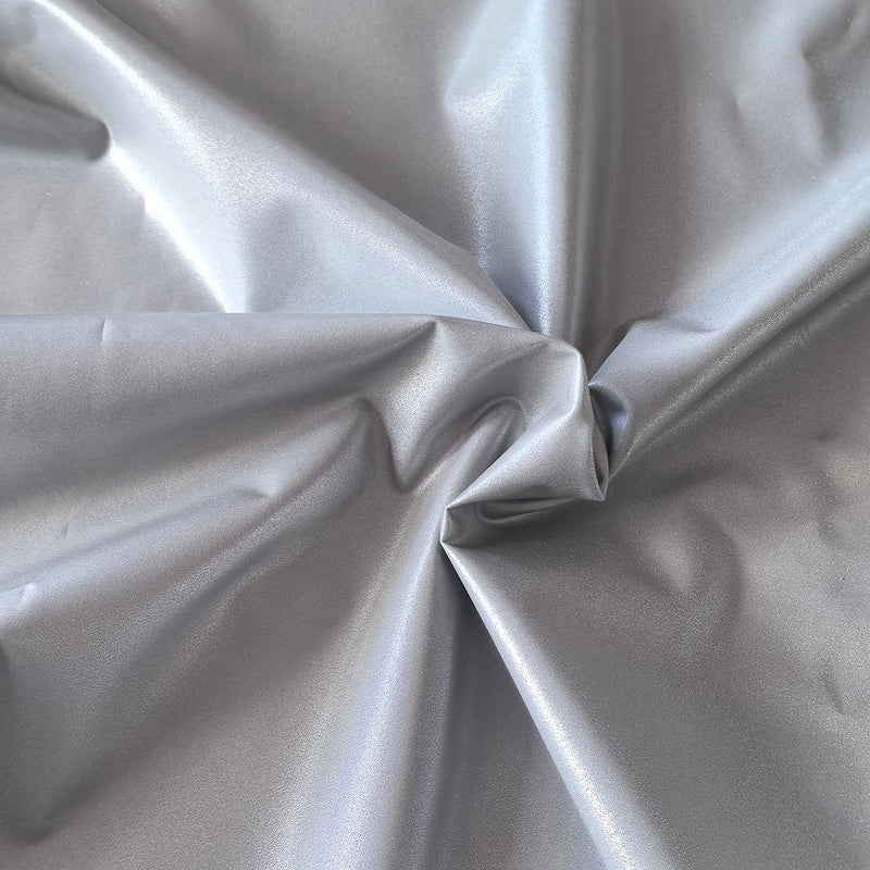 jinbing Silver Gray Safety Visibility Reflective Elastic Fabric Stretch Cloths Size: 55 in x 1 yd
