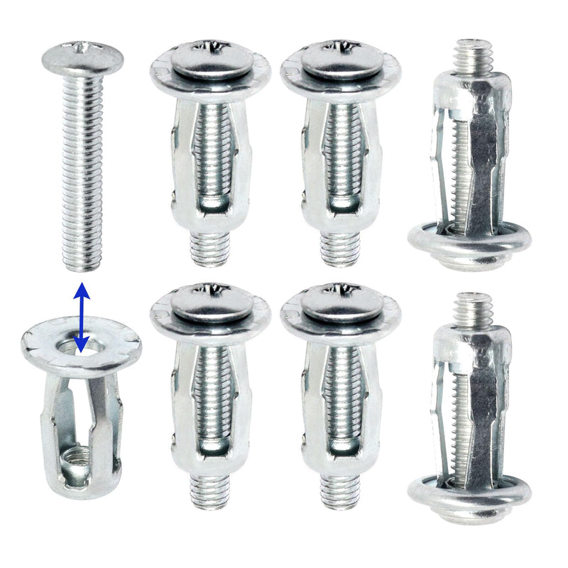 [Australia - AusPower] - 20pcs Hollow Wall Anchors for Thin Walls Heavy Duty, M5 x 1" M5 x 1" 20 