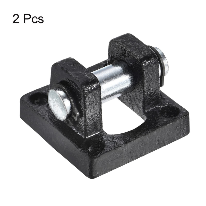 [Australia - AusPower] - PATIKIL 45x45x30mm Air Cylinder Rod Pivot Clevis 2 Pack Pneumatic Mounting Bracket Rear Mount Parts, Black 45 x 45 x 30mm 