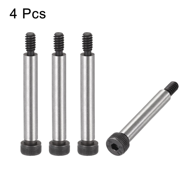 [Australia - AusPower] - uxcell Alloy Steel Hexagon Socket Head Shoulder Screws Bolts, 1-3/4" Shoulder Length, 1/4" Shoulder Dia, 10-24 Thread, 4pcs 1-3/4" x 1/4" 