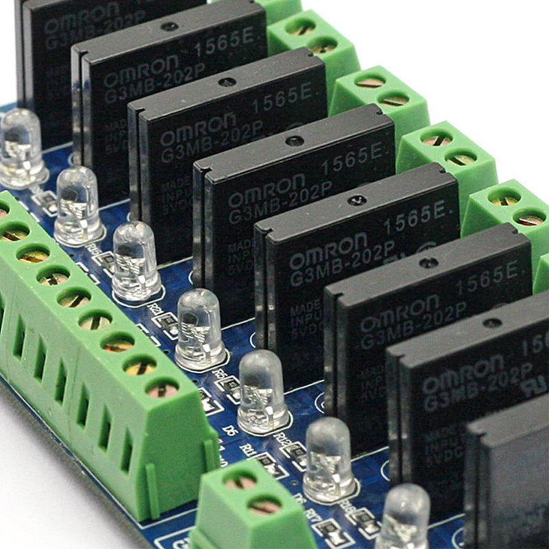 SainSmart 8-Channel 5V Solid State Relay Module Board for Arduino Uno Duemilanove MEGA2560 MEGA1280 ARM DSP PIC Standard Packaging