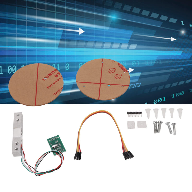 [Australia - AusPower] - AD Converter Module Digital Load Cell Weight Sensor HX711 AD Module Kit High Precision 5kg 3.3-5V Weighing Sensor 