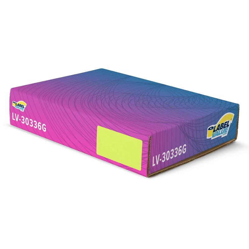 Dymo LV-30336 Compatible Green Labels - 1 x 2-1/8