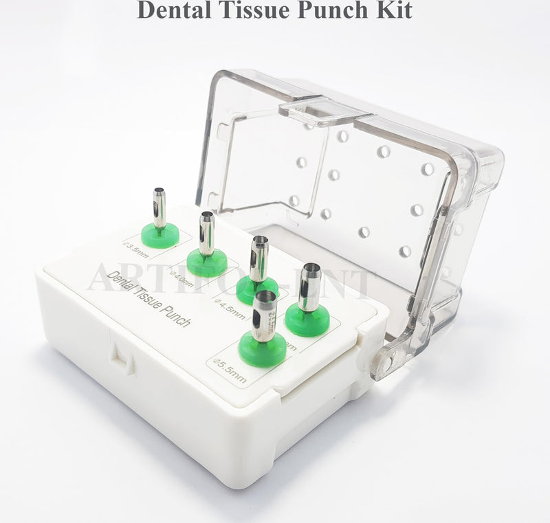 [Australia - AusPower] - Dental Implant Tissue Punch Kit 5 Pcs Set for Implantation OS1021 
