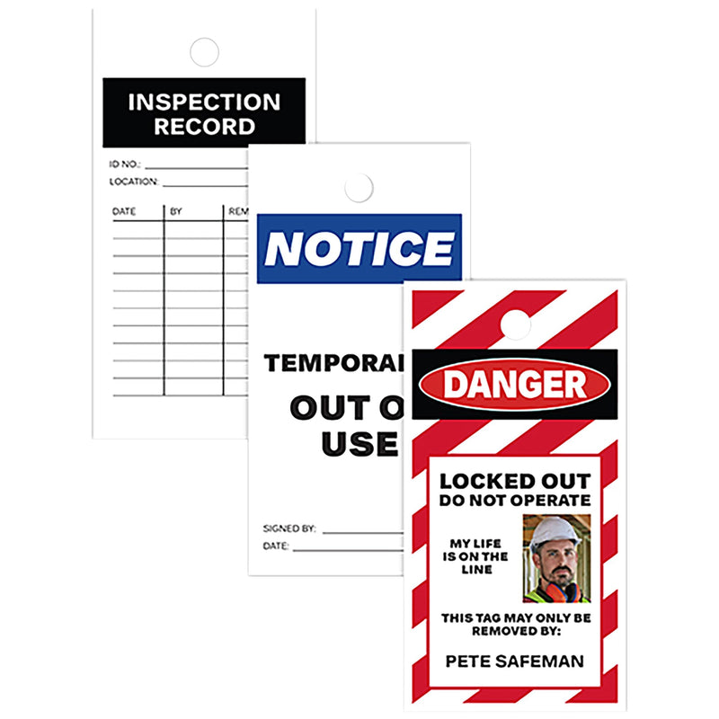 [Australia - AusPower] - Avery UltraDuty Printable Plastic Hang Tags, 5.5" x 2.83", White Blank Tags, 50lb Pull-Strength, 60ct (62400) 