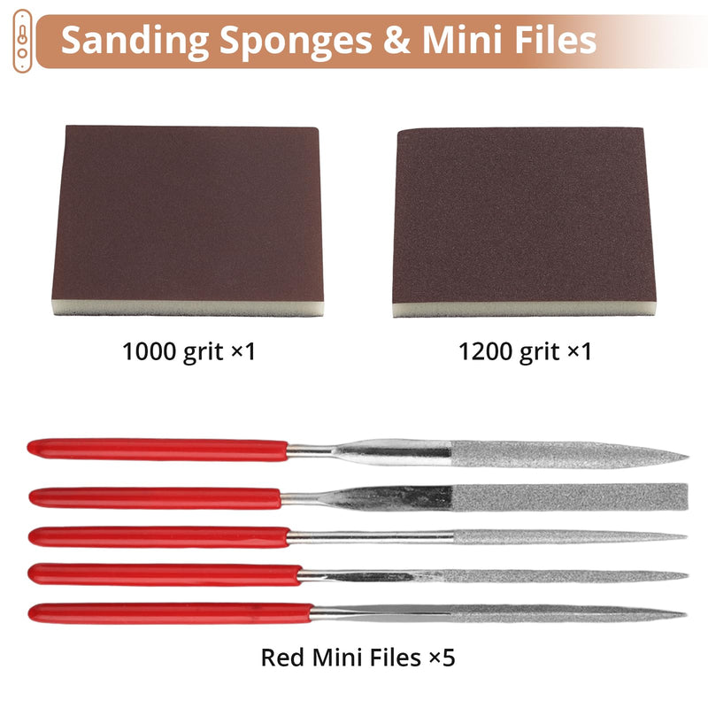 [Australia - AusPower] - KAMTOP 3D Printer Tool Kit, All in One 3D Printing Tools for Beginners and Experts, Professional 3D Print Accessories for Finishing Deburring Drilling Post-Processing, 46 PCS 3D Printer Starter Kit 