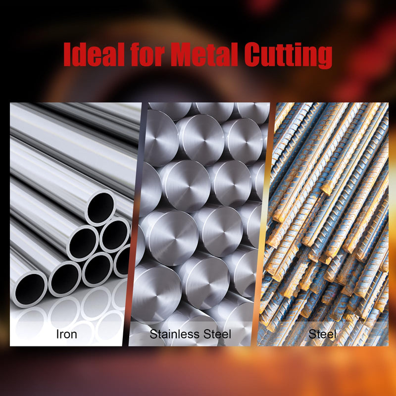 [Australia - AusPower] - Cut Off Wheels 12 PCS, 4 1/2 Inch Metal and Stainless Steel Cutting Wheel, Fast Cutting Disc for Angle Grinder (4-1/2 x .045 x 7/8inch) 10+2pcs 