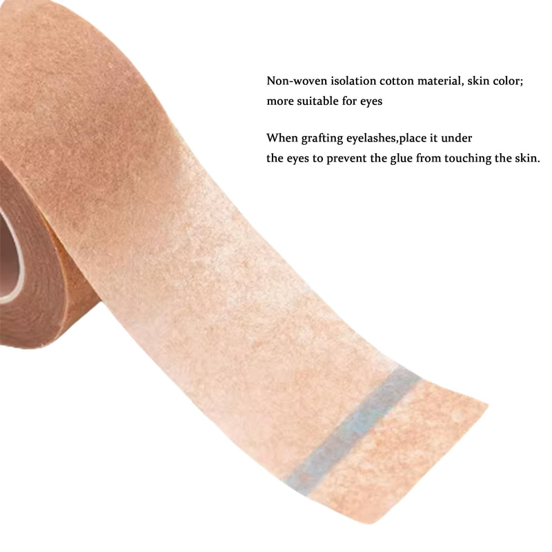 [Australia - AusPower] - 8 Rolls Micropore Tape, Paper tape medical, Nose Tape for Rhinoplasty Shaping, Flexible Surgical Bandages, Self Adhesive First Aid Bandages for Wound Injuries Swelling (0.5 in x 10 Yd) Beige 