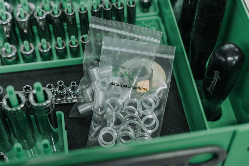 [Australia - AusPower] - Aluminum Spacer 1" OD x 1/2" ID x Choose Your Length, Round Spacer Unthreaded Standoff Bushing Plain Finish, Fits screws bolts 1/2" or M12 by Metal Spacers Online (1/2" Length, 10 Pack) 1/2" Length 