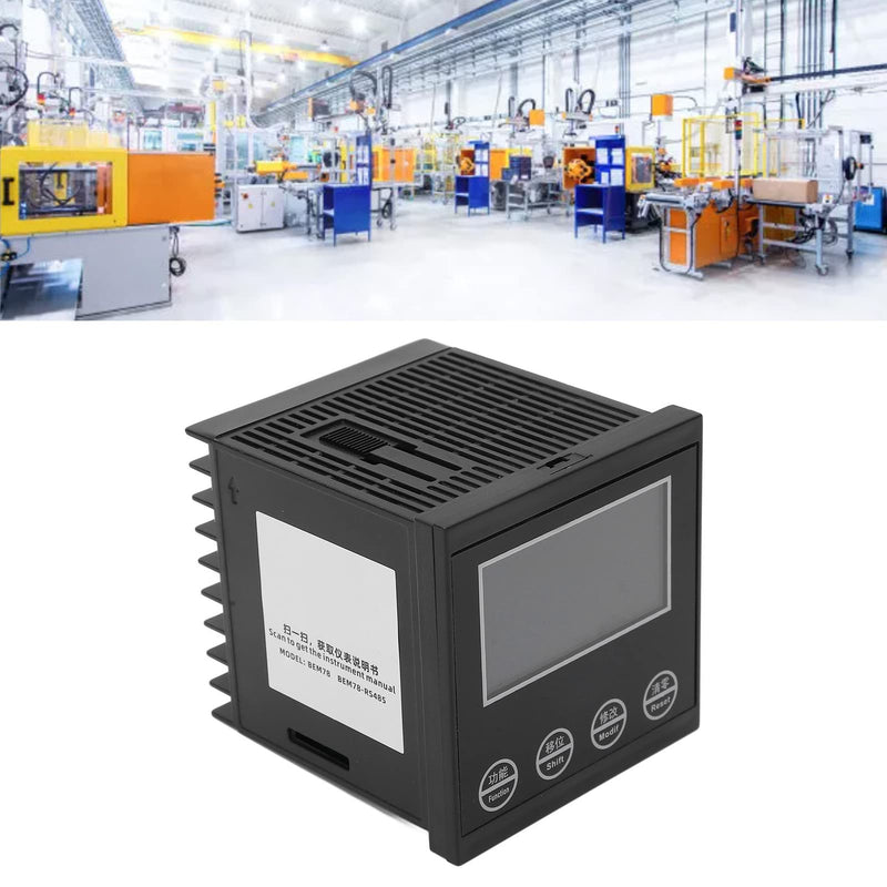 [Australia - AusPower] - Auto Digital Counter with 6 Digit LCD Display, Digital Electrical Counter Totalizer, Timer 0.00001‑999999 Meter 100‑240V AC for Industrial Use 