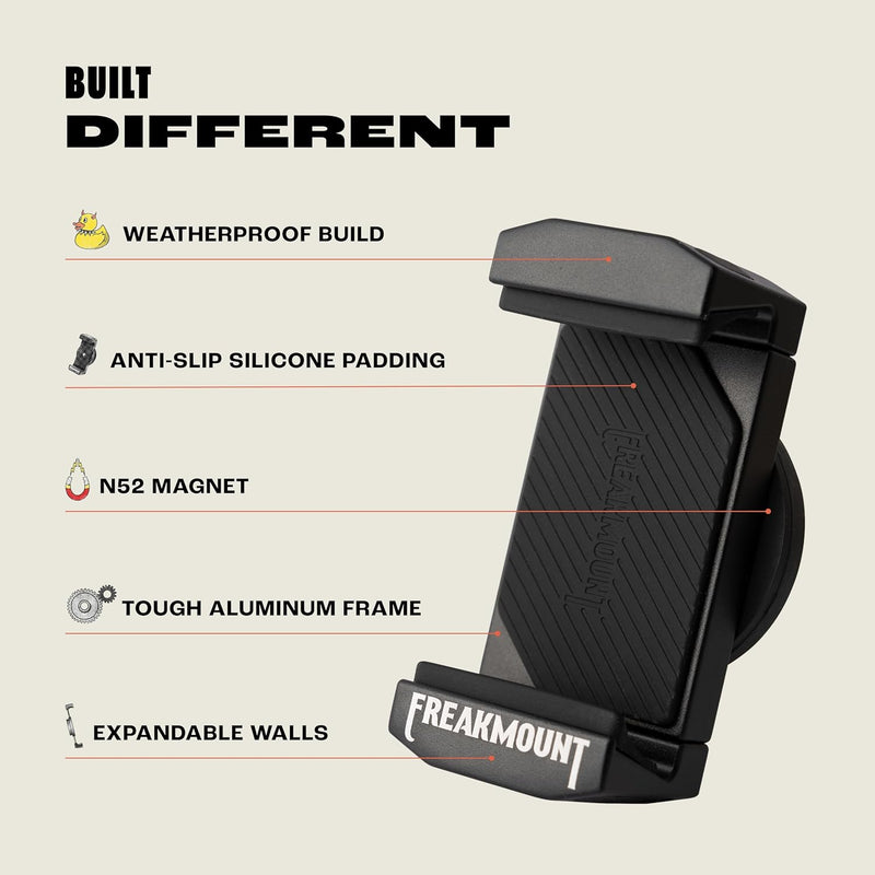 [Australia - AusPower] - FREAKMOUNT 2.0 (Freakmount 2.0) Super Strong Magnetic Motorcycle Smartphone Holder 2nd Generation 