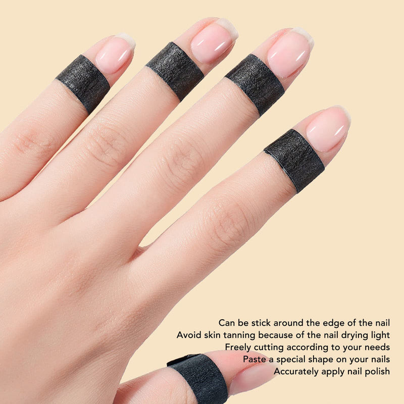 10 Rolls Nail Art Adhesive Tape UV Protection Nail Tape Manicure Protective Tanning Prevention Tape Roll, 2000 x 1cm